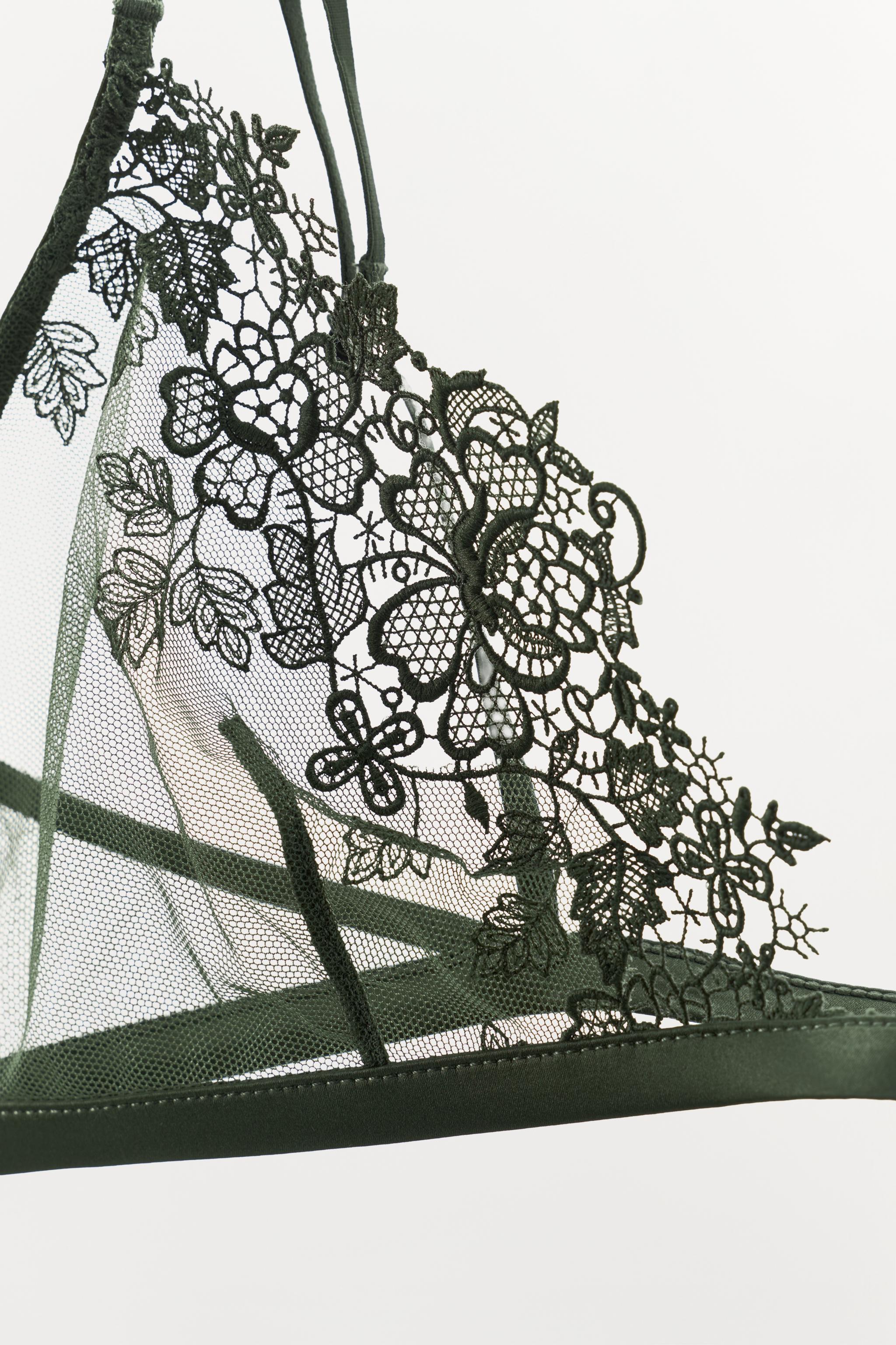 SOUTIEN-GORGE TRIANGLE MESH DENTELLE